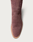 The Heart Boot Sangria Suede and Sangria Metallic - CITY Boots