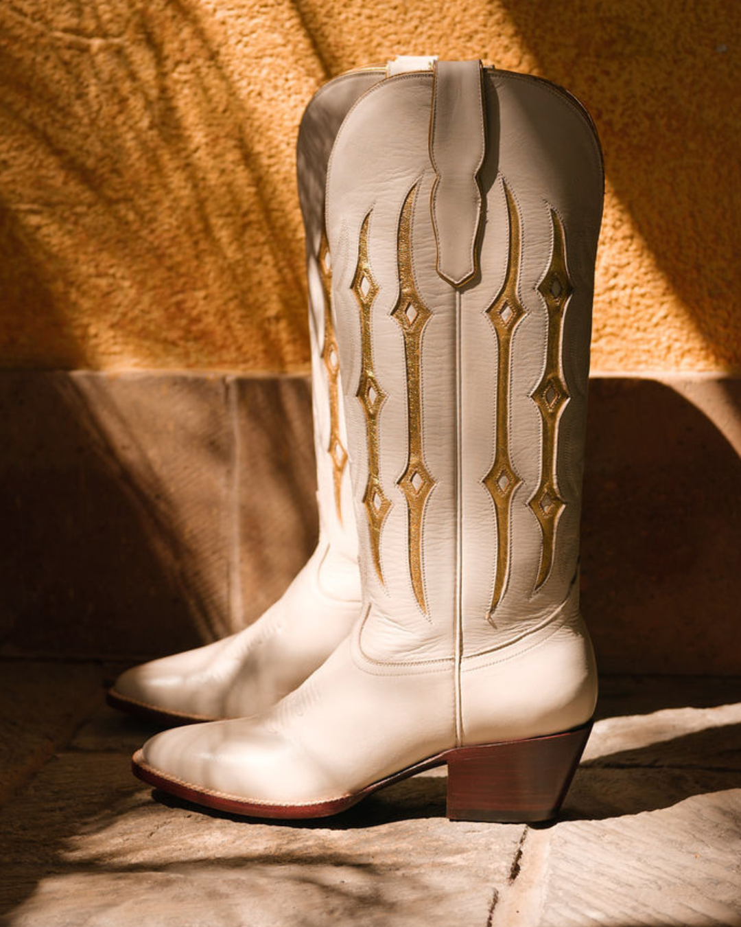 The Austin Boot Bone and Gold