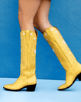The Heart Boot Yellow and Bone - CITY Boots