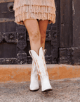 The Austin Boot Bone and Gold - CITY Boots