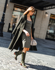 The Soho Boot Green Croc
