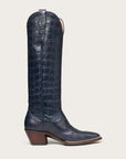 The Soho Boot Navy Croc - CITY Boots
