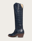 The Soho Boot Navy Croc - CITY Boots