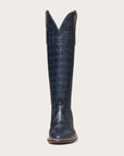 The Soho Boot Navy Croc - CITY Boots