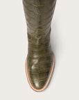 The Soho Boot Green Croc - CITY Boots
