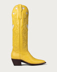 Yellow and Bone Heart Boot