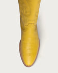 Yellow and Bone Heart Boot