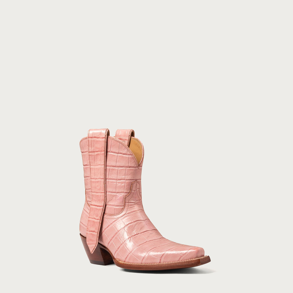 The 24/7 Boot Pink Croc – CITY Boots
