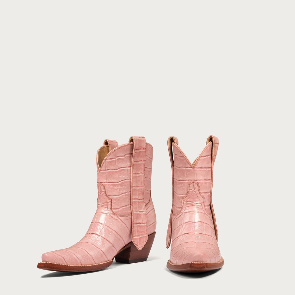 The 24/7 Boot Pink Croc – CITY Boots