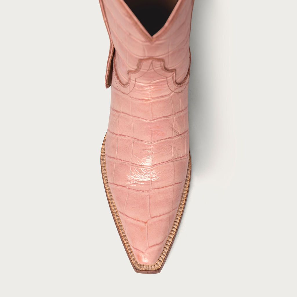 The CITY Boots Pink Croc 24/7 - CITY Boots