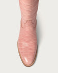 The CITY Boots Pink Croc Soho Boot - CITY Boots