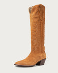 The Houston Boot Brown Suede