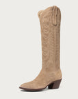 The Houston Boot Grey Suede