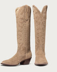 The Houston Boot Grey Suede