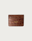 The Heart Wallet Cognac Croc and Bone - CITY Boots