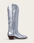 The Heartbreaker Boot Powder Blue Metallic and Silver - CITY Boots