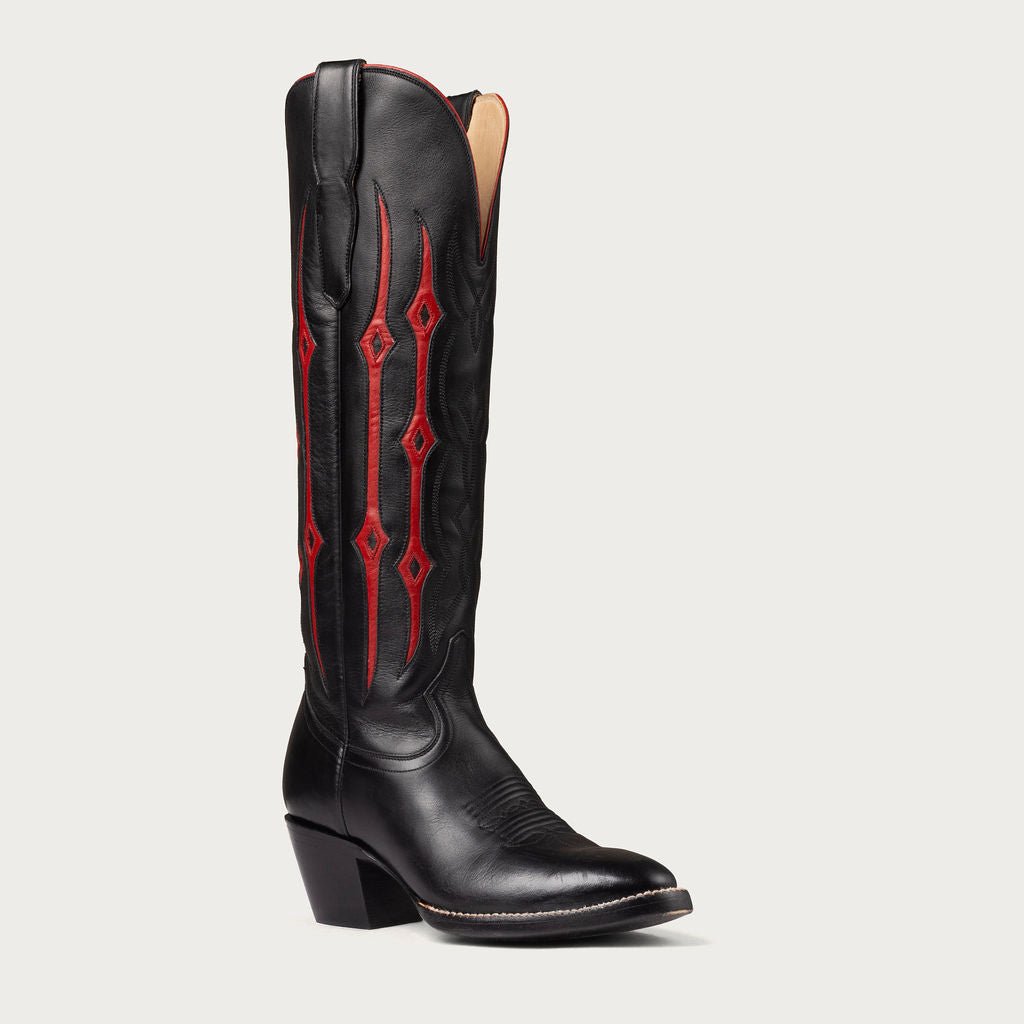 The Austin Boot Black and Red – CITY Boots display picture 1