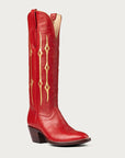 The Austin Boot in Red and Gold