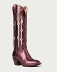 The Austin Boot Sangria Metallic and Bone - CITY Boots