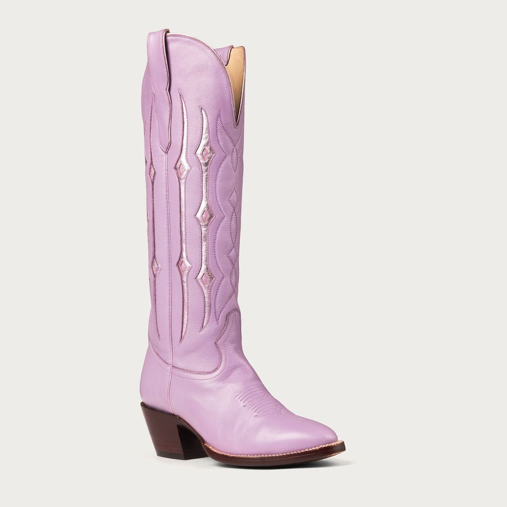 The Austin Boot Lilac and Lavender Metallic Lavender / 9