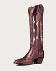 The Austin Boot Sangria Metallic and Bone - CITY Boots