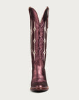 The Austin Boot in Sangria Metallic and Bone