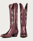 The Austin Boot Sangria Metallic and Bone - CITY Boots