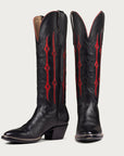 The Austin Boot Black and Red - CITY Boots
