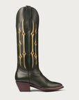 The Austin Boot in Green and Gold