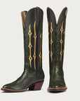 The Austin Boot in Green and Gold