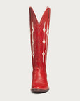 The Austin Boot in Red and Bone
