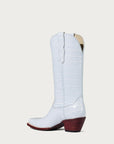 The Noho Boot Powder Blue Croc - CITY Boots