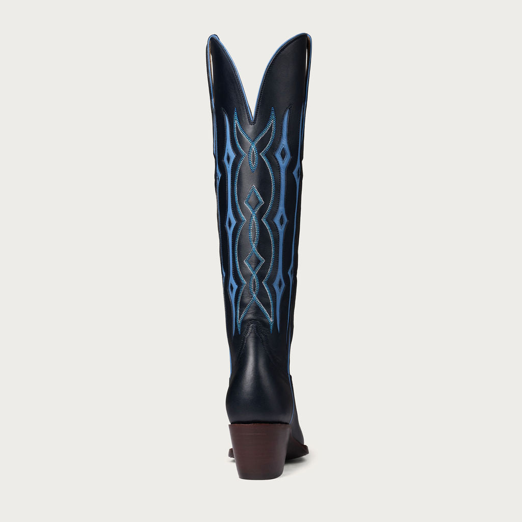 The Austin Boot in Navy and Sky Blue - CITY Boots