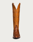 The Austin Boot in Honey and Cognac Croc - CITY Boots