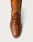 The Austin Boot in Honey and Cognac Croc - CITY Boots