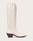 The Soho Boot Bone Croc - CITY Boots