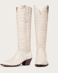The Soho Boot Bone Croc - CITY Boots