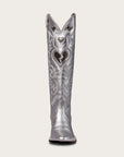 The Heartbreaker Boot Silver and Gunmetal - CITY Boots
