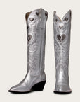 The Heartbreaker Boot Silver and Gunmetal - CITY Boots