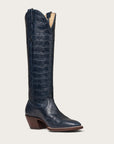 The Soho Boot Navy Croc - CITY Boots
