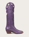 The Heart Boot Purple and Bone - CITY Boots
