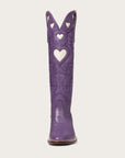 The Heart Boot Purple and Bone - CITY Boots