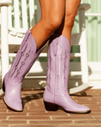 The Austin Boot Lilac and Lavender Metallic - CITY Boots