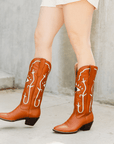 The Evil Eye Boot Saddle and Bone
