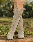 The Lightning Boot Grey Suede and Gunmetal - Limited Edition - CITY Boots