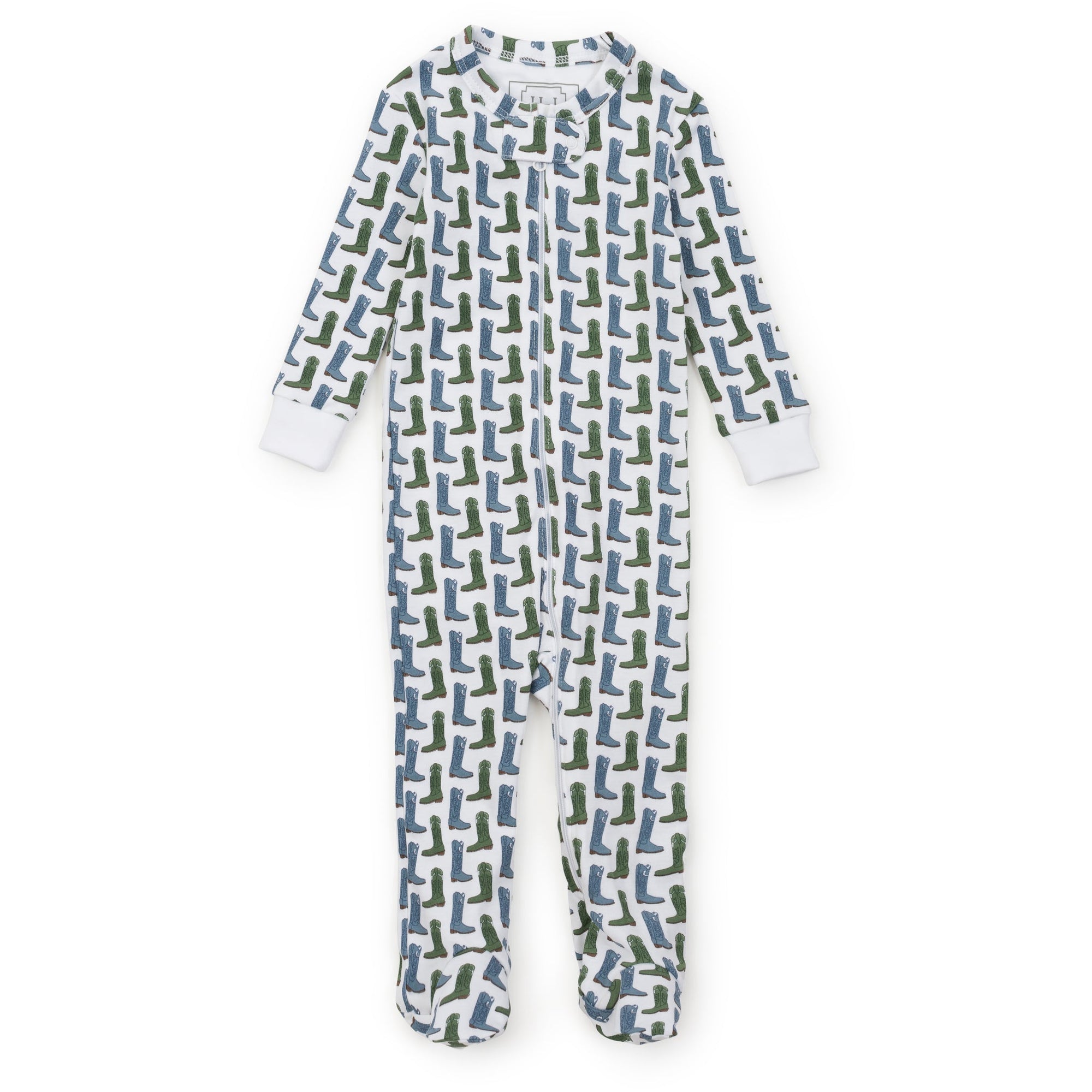 Parker Boys' Zipper Pajama - Cowboy Boots - CITY Boots