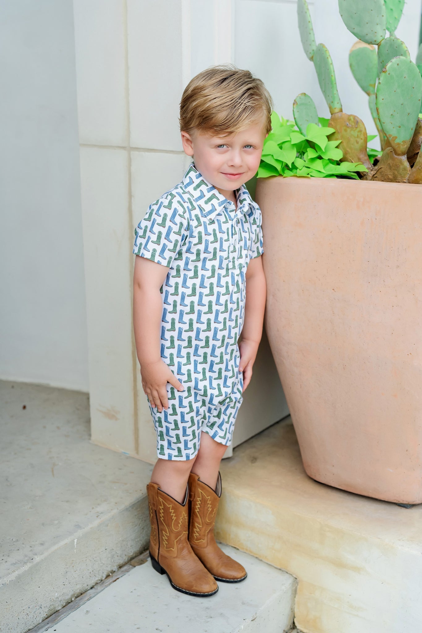 Tripp Boys' Polo Shortall - Cowboy Boots - CITY Boots