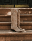 The Houston Boot Grey Suede - CITY Boots