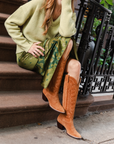 The Houston Boot Brown Suede