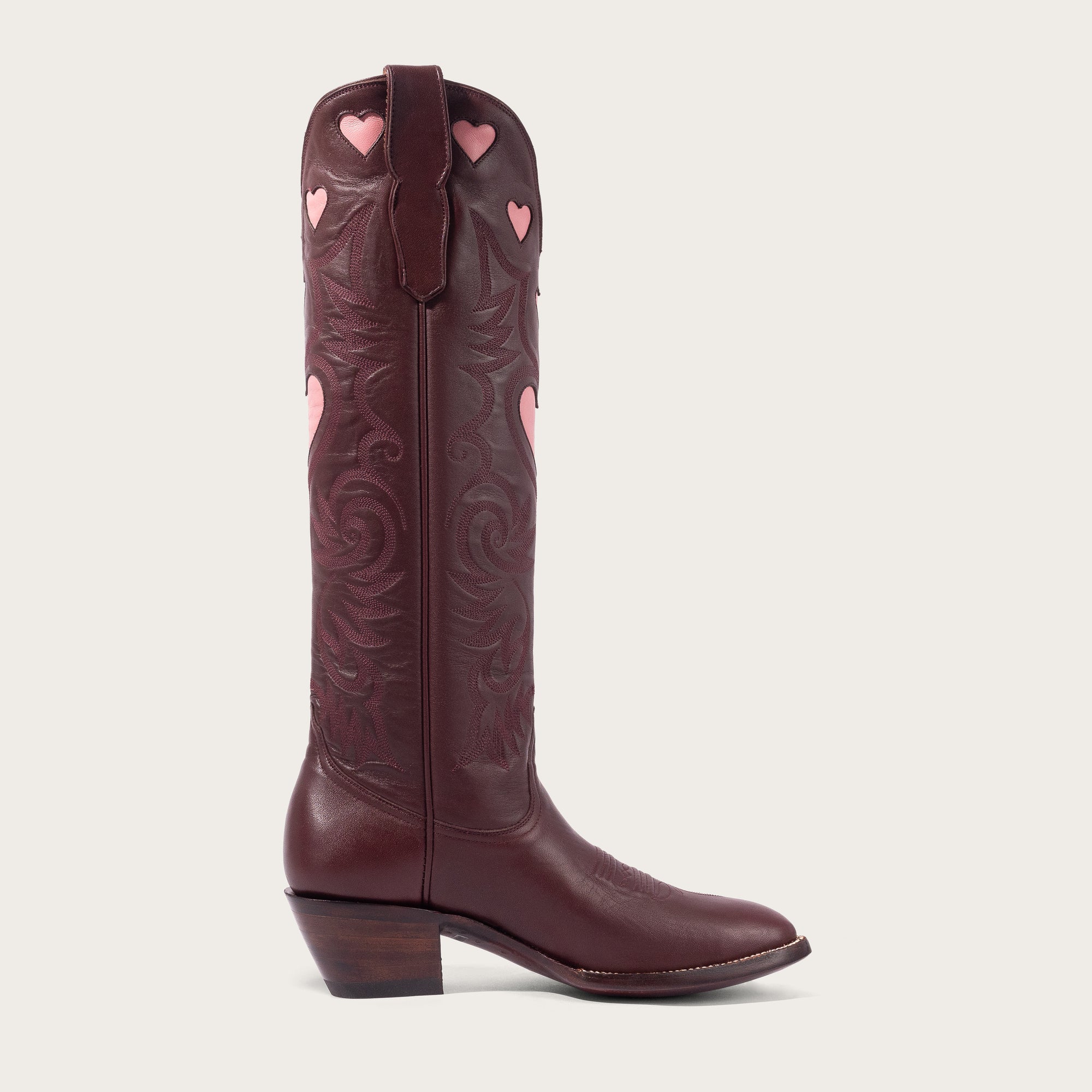 Sangria & Pink Heart Boot Limited Edition - CITY Boots
